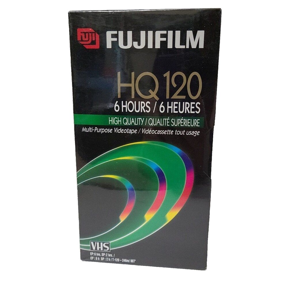 Fujifilm  Blank VHS Tape HQ120 6 hour HQ-120